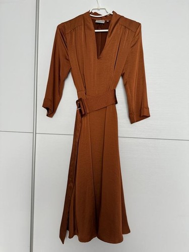 Women gestuz dress brown - brown, 34