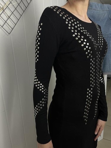 Women gestuz dress black knit - gestuz,