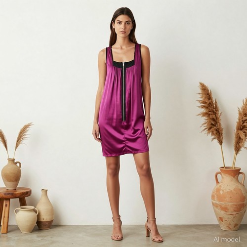 Abend lagenlook knielang kleid - abend,
